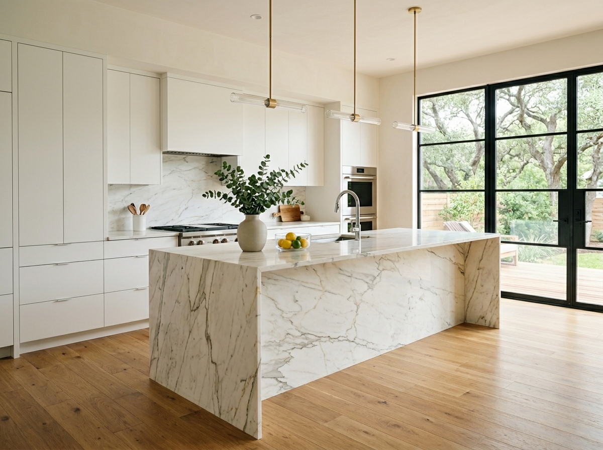 Finished, installed bathroom